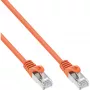 InLine Patchkabel SF/UTP Cat.5e orange 0,3m
