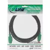 InLine PS/2-Kabel, M/F, schwarz/grün, vergoldete Kontakte, 3 m