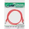 InLine Patchkabel, S/FTP (PiMf), Cat.8.1, 2000MHz, halogenfrei, rot, 0,5m