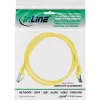 InLine Patchkabel, S/FTP (PiMf), Kat.8.1, 2000 MHz, halogenfrei, gelb, 1 m