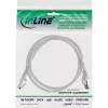 InLine Patchkabel, S/FTP (PiMf), Cat.8.1, 2000MHz, halogenfrei, grau, 1,5m