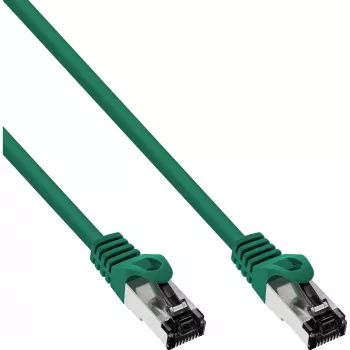 InLine Patchkabel, S/FTP (PiMf), Cat.8.1, 2000 MHz, halogenfrei, grün, 5 m