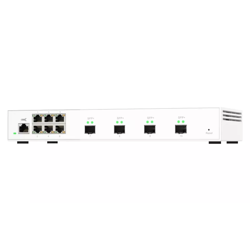 QNAP QSW-M2106-4S Netzwerk-Switch Managed L2 2,5G Ethernet (100/1000/2500) Weiß