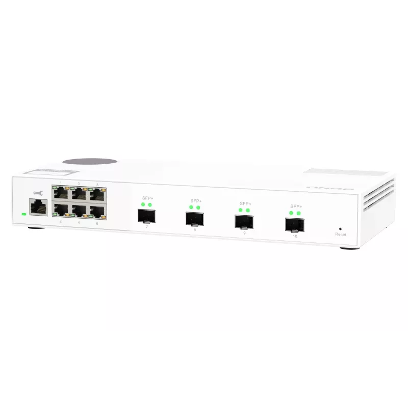 QNAP QSW-M2106-4S Netzwerk-Switch Managed L2 2,5G Ethernet (100/1000/2500) Weiß