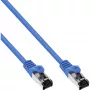 InLine Patchkabel S/FTP PiMF Cat.8.1 halogenfrei 2000MHz blau, 3m