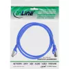 InLine Patchkabel S/FTP PiMF Cat.8.1 halogenfrei 2000MHz blau, 1m