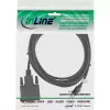 InLine Mini DisplayPort Stecker auf DVI-D 24+1 Stecker Kabel, schwarz/gold, 3 m
