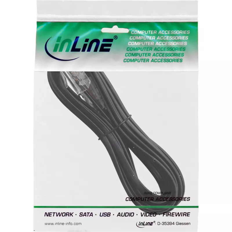 InLine ISDN-Kabel RJ45 Stecker/Stecker 8P4C 10 m