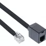 InLine Modular-Kabel RJ12 6P6C Stecker / Buchse 10m