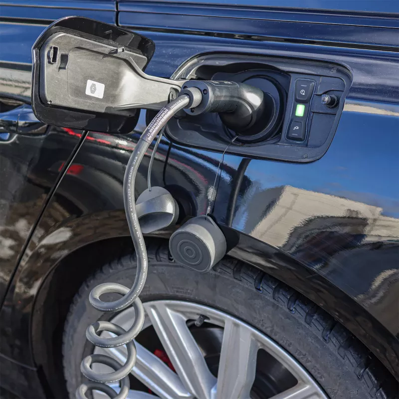 InLine EV Spiralkabel für Elektroautos 22 kW Typ 2, 3-phasig, 5 m