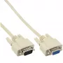 InLine VGA-Kabel 15 HD Stecker/Buchse beige 5 m