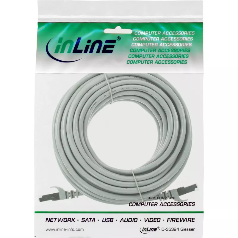 InLine Patchkabel F/UTP Cat.5e grau 7,5m
