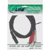 Audiokabel 2x Cinch-Stecker / 3,5 mm Stereo-Kupplung 0,2 m InLine 89940L