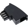 InLine TAE-F Adapter TAE-F-Stecker / RJ11-Buchse