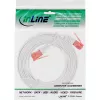 InLine flach Ultraslim Patchkabel U/UTP Cat.6 Gigabit-fähig weiß 3m