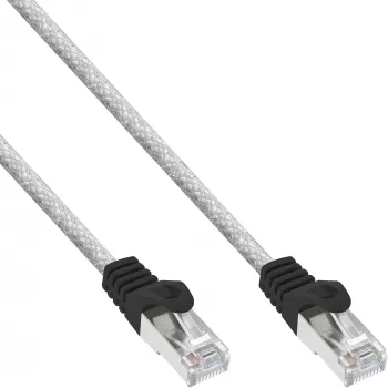 InLine Patchkabel SF/UTP Cat.5e transparent 10m