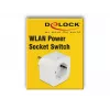 DeLOCK 11826 WLAN Smart Plug Switch (Tasmota, MQTT), Weiß