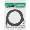 InLine Patchkabel S/FTP PiMF Cat.6 250MHz PVC CCA schwarz 0,5m