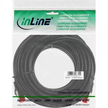 InLine Patchkabel S/FTP PiMF Cat.6 250MHz PVC CCA schwarz 5m