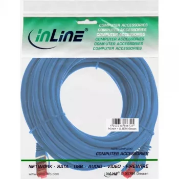 InLine Patchkabel S/FTP PiMF Cat.6 250MHz PVC CCA blau 10m