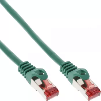 InLine Patchkabel S/FTP PiMF Cat.6 250MHz PVC CCA grün 0,5m