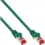 InLine Patchkabel S/FTP PiMF Cat.6 250MHz PVC CCA grün 0,25m