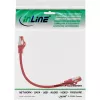 InLine Patchkabel S/FTP PiMF Cat.6 250MHz PVC CCA rot 0,25m