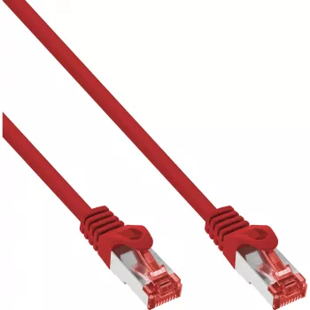 InLine Patchkabel S/FTP PiMF Cat.6 250MHz PVC CCA rot 5m
