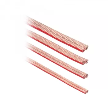 InLine Lautsprecherkabel 2x 2,5mm² CCA transparent 100m