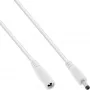 InLine DC-Verlängerungskabel, DC-Stecker/Buchse 4,0x1,7mm, weiß, 2m
