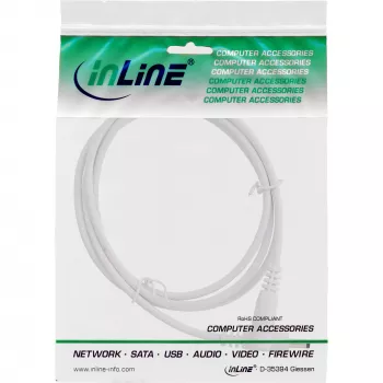 DC-Verlängerungskabel InLine 26801D Stecker/Buchse 4,0x1,7mm weiß 1m