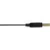 InLine USB 2.0 Flachkabel Typ A Stecker/Buchse vergoldet schwarz 1,5 m