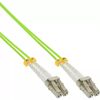 InLine Glasfaser-Duplexkabel LC/LC 50/125µm OM5 25m
