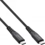 InLine USB4-Kabel, USB-C Stecker/Stecker, PD 240W, 8K60Hz, TPE schwarz 1,5m
