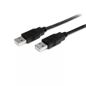 StarTech.com 1m USB 2.0 A-auf-A-Kabel – M/M, 2 m, USB A, USB A, USB 2.0, Stecker/Stecker, Schwarz