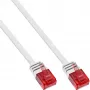 InLine Flaches Ultraflaches Patchkabel U/UTP Cat.6 Gigabit-fähig weiß 15m