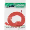 InLine Flaches Ultraslim-Patchkabel U/UTP Cat.6 Gigabit-fähig rot 3m
