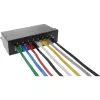 InLine Flaches Ultraflach-Patchkabel U/UTP Cat.6 Gigabit-fähig schwarz 15 m