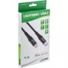 InLine USB-C auf Lightning Kabel, für iPad, iPhone, iPod, schwarz/Aluminium, 2 m MFi