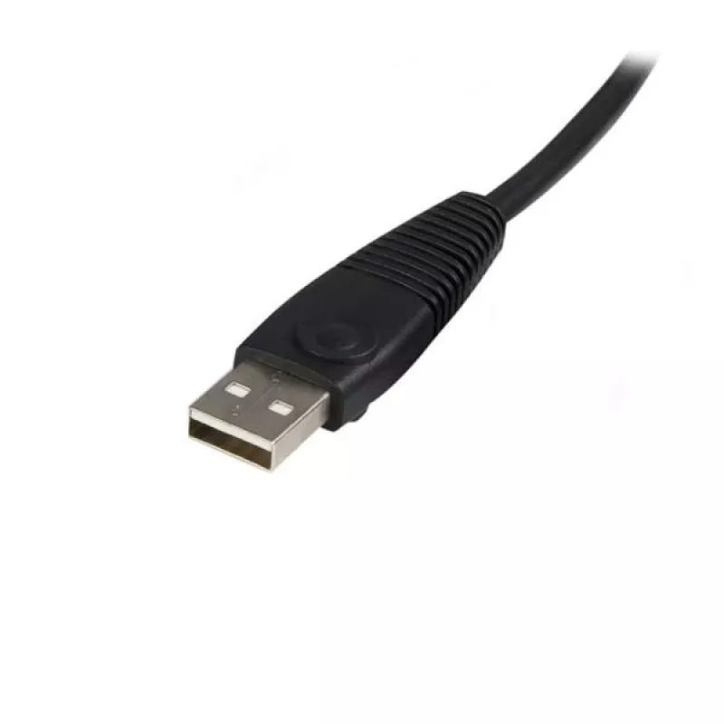 StarTech.com 6 ft 2-in-1 USB KVM-Kabel, 1,8 m, VGA, Schwarz, USB, USB A + VGA, USB B + VGA