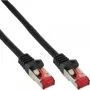 InLine Patchkabel S/FTP PiMF Cat.6 250MHz PVC Kupfer schwarz 25m