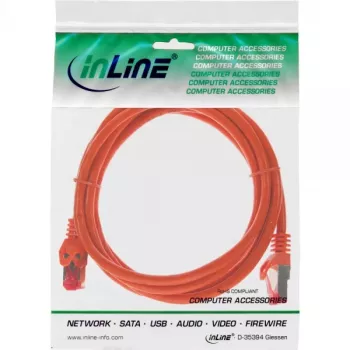 InLine Patchkabel S/FTP PiMF Cat.6 250MHz PVC Kupfer orange 25m