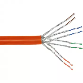 InLine Duplex-Installationskabel S/FTP PiMF Cat.7a AWG23 1200MHz, LSOH, 100m