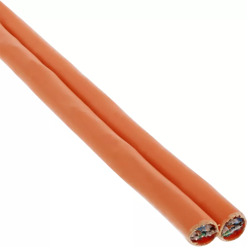 InLine Duplex-Installationskabel S/FTP PiMF Cat.7a AWG23 1200MHz, LSOH, 500m