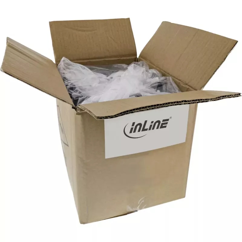 InLine B-35610 USB 3.2 Verlängerungskabel A Stecker/Buchse, Schwarz, 1 m, Bulk Pack of 80