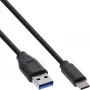 InLine B-35712 USB 3.2 Kabel USB-C zu USB-A, Schwarz, 2 m, Bulk Pack mit 60 Stück