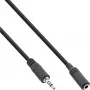 InLine Audio-Adapterkabel 4 Pin 2,5 mm Stecker / 4 Pin 3,5 mm Buchse 0,2 m