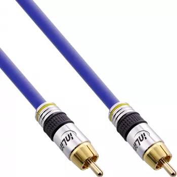 InLine Premium RCA Video- & Digital-Audio-Kabel RCA Stecker / Stecker vergoldet 1m