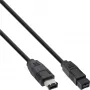InLine FireWire 400 auf 800 1394b Kabel 6 / 9 Pin Stecker 3m