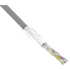InLine Patchkabel SF/UTP Cat.5e AWG26 CCA PVC grau 100m